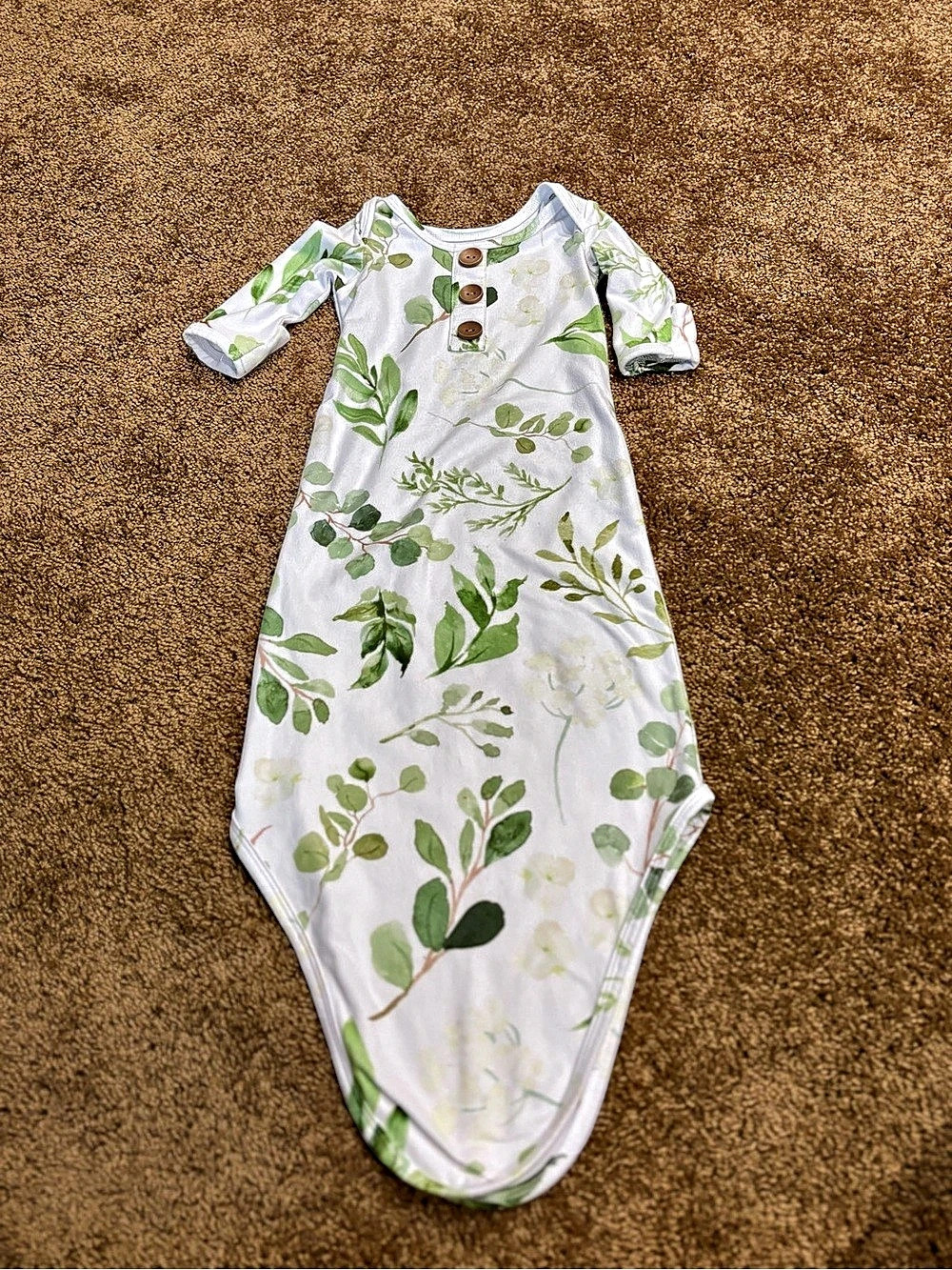 Caden Lane Floral Knotted Gown